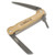 Camillus Carbonitride Titanium Marlin Spike Folding Knife Bamboo Handle