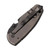 DPx Gear HEAT/F Triple Black Niolox Folder G-10 and Titanium Handles
