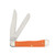 Case Smooth Orange Synthetic Trapper Folding Knife CA80500