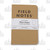 Field Notes Set of 3 Plain Paper Memo Books