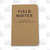 Field Notes Set of 3 Plain Paper Memo Books