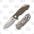 Hinderer Halftrack Stainless Reverse Tanto Blade OD Green G-10 Titanium Handles K2009SGS00OD
