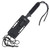 SZCO Supplies Slick Sniper Cord Fixed Blade Knife Black 4in Tanto