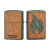 Zippo Woodchuck High Polish Green Flame Logo Lighter