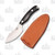 Bark River Companion Fixed Blade Knife Black