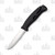 Morakniv Companion Spark Fixed Blade TPE Black 4.1 In Satin Drop Point. knife back
