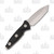 Microtech SOCOM Alpha Mini Tanto Fixed Blade Knife (S/E Stonewash | Black)