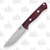 Bark River Bravo 1 Fixed Blade Knife Burgundy Rampless