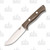 Bark River Bravo 1 Fixed Blade Knife Green Rampless