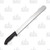 Dexter Russell Black 12" Scalloped Slicer High Carbon Steel Blade Polypropylene Handle