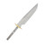 Bowie Fighter Knife Blank | 7.37" Push Tang | Brass Guard | DIY