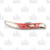 Bulldog Brand Red Jigged Bone Little Toothpick Folding Knife FRBDG109DRJB