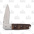 Szco Wood and Stainless Steel Linerlock Folding Knife MI0258