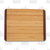 Island Bamboo 9" x 12" Rainbow Wood Bamboo Carving Board