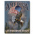 America Let Freedom Reign Tin Sign