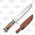 Marble's Stag Bowie Knife with Leather Sheath