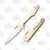 Artisan Cutlery Small Archaeo Folding Knife Brass