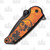 Dark Side Blades Skull Folder Orange