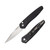 ProTech Newport Automatic Knife Stonewash/Wave Patten Black AUPT3436