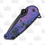 DARK SIDE PURPLE SKULL TANTO