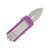 Microtech Exocet Out-The-Front Automatic Knife (D/E Stonewash | Violet) AUMT15710VI