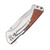 Frost Sharps Cutlery Fancy Cola Swirls on Blade Folding Knife