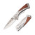 Frost Sharps Cutlery Fancy Cola Swirls on Blade Folding Knife