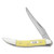 Case XX Knives Small Texas Toothpick Folding Knife 2.25in Yellow Synthetic