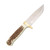 Puma SGB Elk Hunter Fixed Blade Knife 4.2in Plain POM Commando Stag Leather Sheath PKC6816050CS
