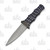 SZCO Supplies American Flag Wolf Boot Knife Fixed 3.5in Satin Blade