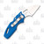 Cold Steel Mini Tuff Lite Blue 2in Plain Satin Sheepsfoot