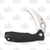 Honey Badger Large Claw Serrated Folding Knife Black 3.38in Satin Blade