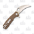 Honey Badger Knives Small Claw Folding Knife Tan FRN 2.75in Satin Blade