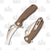 Honey Badger Knives Small Claw Folding Knife Tan FRN 2.75in Satin Blade