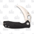 Honey Badger Claw Flipper Medium Black Serrated