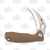 Honey Badger Claw Flipper Small Tan Serrated