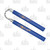 12 Inch Rubber Nunchaku Blue Dragon DB802BL