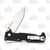 Cold Steel SR1 Lite Folding Knife 4in Plain Satin Clip Point 5