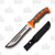 Survivor Sawback Machete Orange and Gray Handles