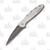 Kershaw Leek Assisted SS Folding Knife 3in Damascus Plain Blade