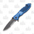TAC-FORCE BLUE ALUMINUM SILVER INLAY