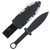 Cold Steel Shanghai Shadow Throwing Knife 7in Plain Black Spear Point CS80PSS