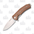 LionSteel KUR ST Wood Santos Wood Handles Stone Washed Blade