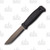 Morakniv Garberg Fixed Blade Black 4.3in Plain Black DLC Drop Point