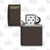 Zippo Classic Logo Brown Lighter