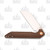 CJRB Rampart Folding Knife Brown Micarta SMKW Exclusive CJRB1907MBR