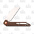 CJRB Rampart Folding Knife Brown Micarta SMKW Exclusive CJRB1907MBR