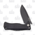 LionSteel SR11 Folding Knife Blackout 4D-Machined Aluminum LSSR11ABB