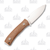LionSteel M4 Fixed Blade Knife Natural 3.74in Plain Satin Drop Point 3