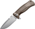 LionSteel SR11 Monolithic Bronze 3.7in Plain Satin Drop Point